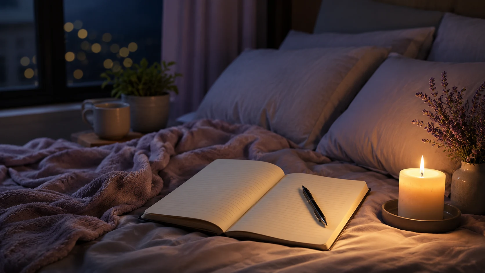 A simple one-hour bedtime wind-down routine